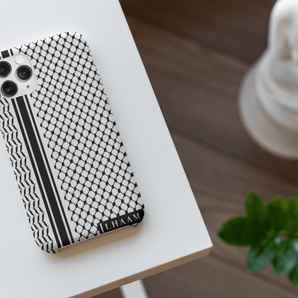 iPhone 14 / Gloss PALESTINE KEFFIYEH PHONE CASE iPhone 14 / Gloss PALESTINE KEFFIYEH PHONE CASE