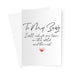 To My Husband Greeting Card - Ilhaam UK