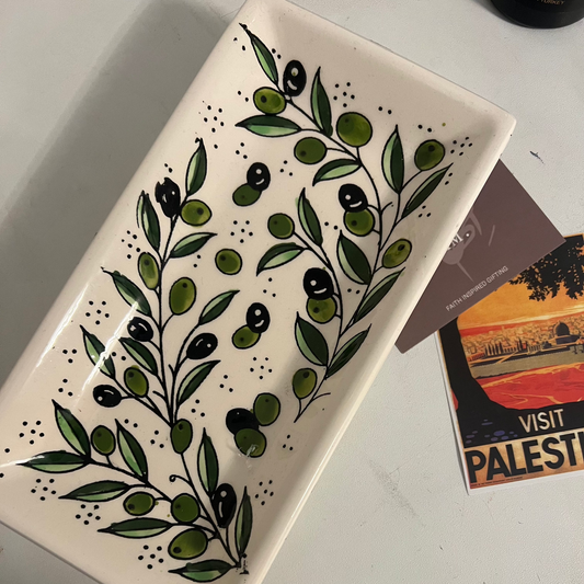 Handcrafted Palestinian Serving Plates - Rectangle/Square