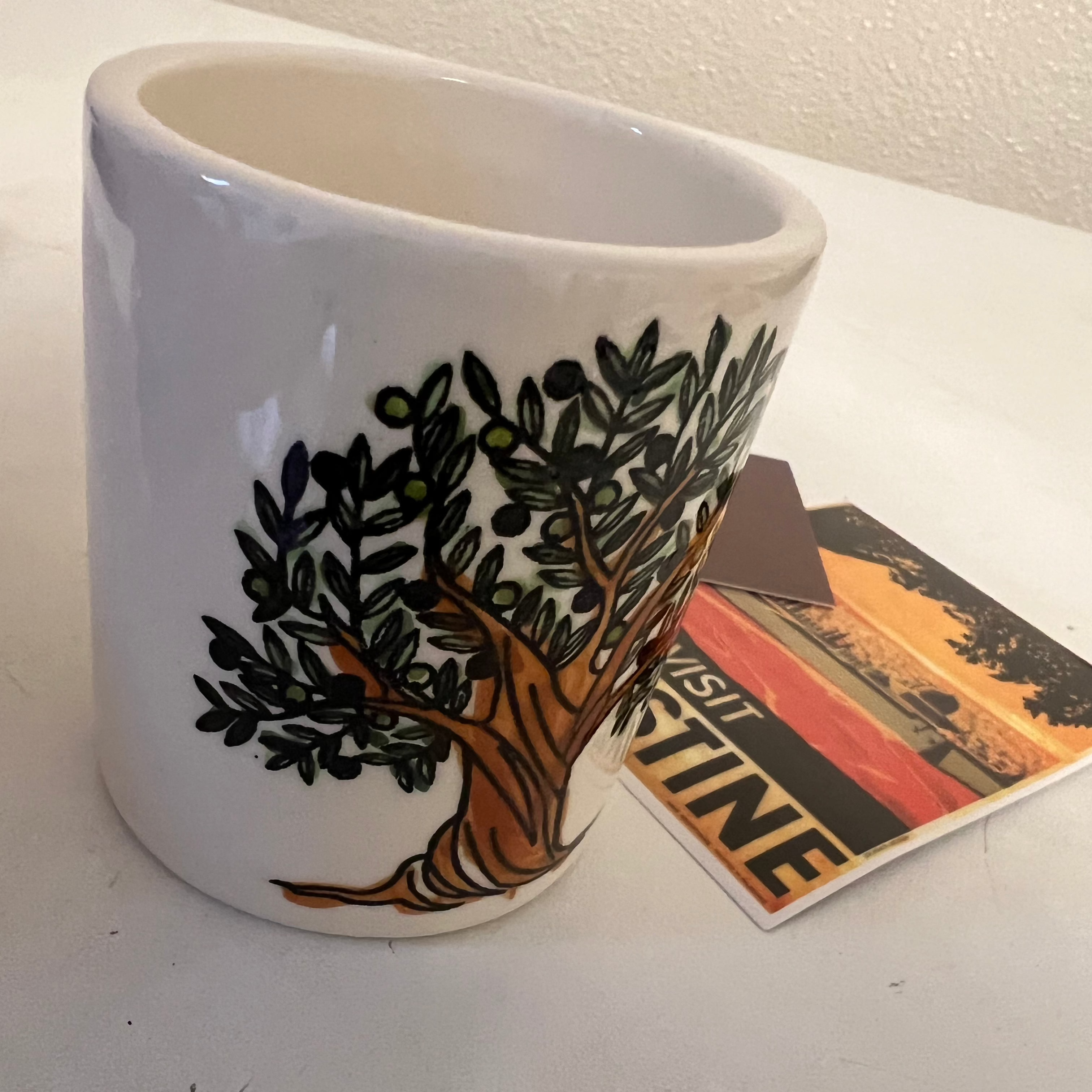 Handcrafted Palestinian Olive Tree Mugs - Ilhaam UK