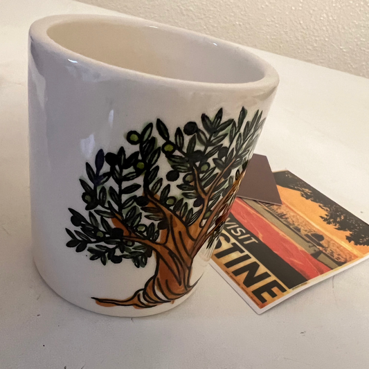 Handcrafted Palestinian Olive Tree Mugs