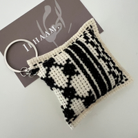 Handcrafted Keffiyeh Keyring