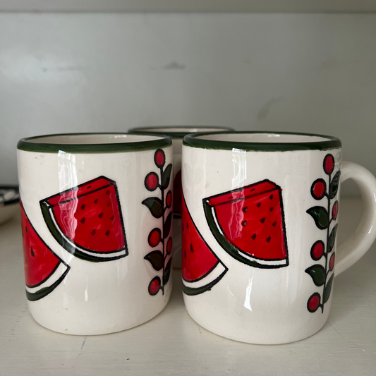 Handcrafted Palestinian Watermelon Mug