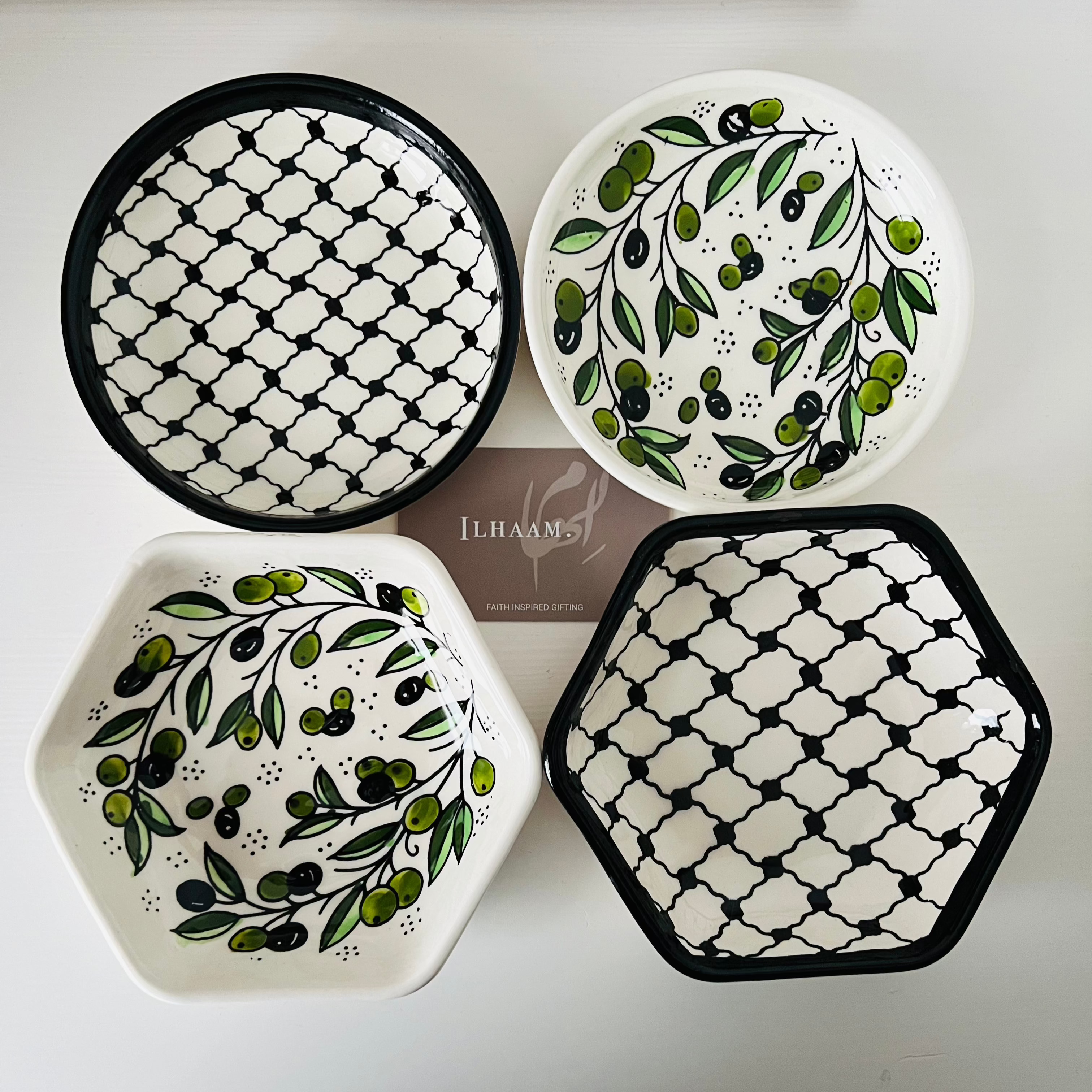 Handcrafted Palestinian Serving Plates