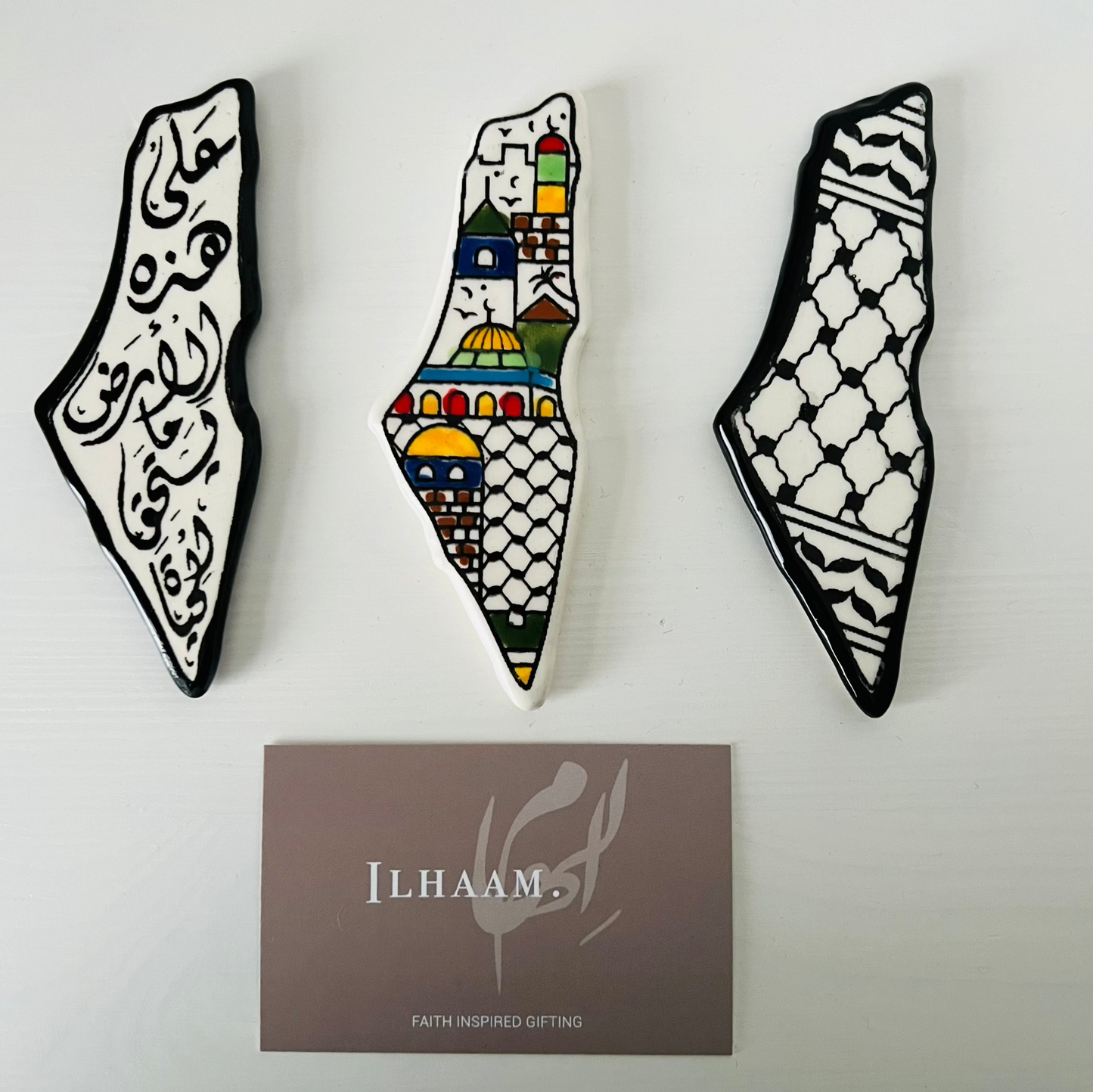 Handcrafted Palestinian Fridge Magnets - Ilhaam UK