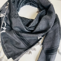 Keffiyeh - Dark Grey - Ilhaam UK