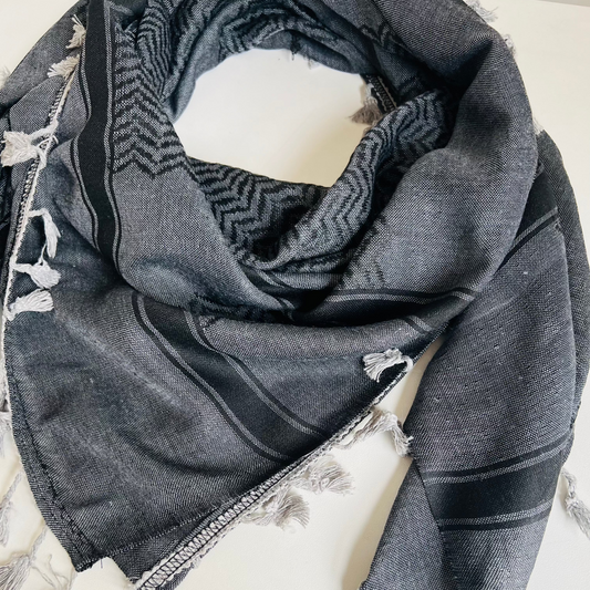 Keffiyeh - Dark Grey