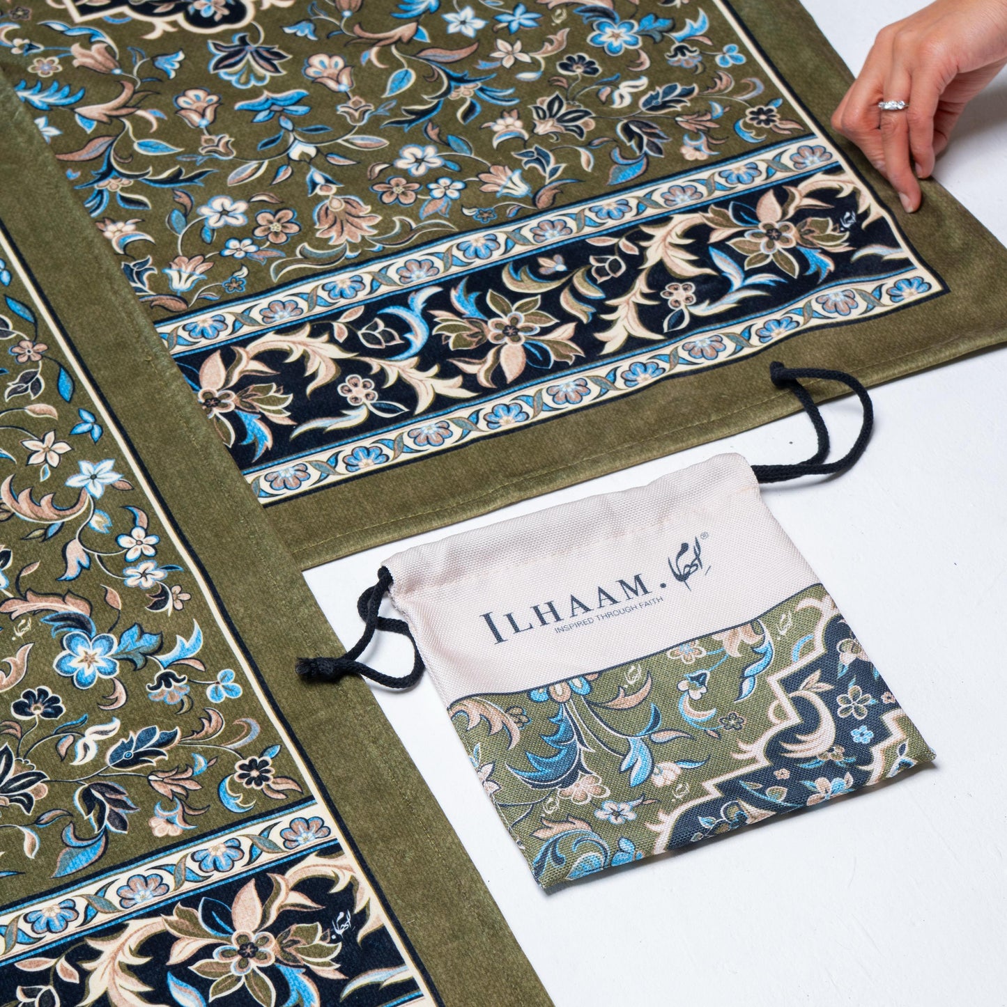 Ilhaam Travel Prayer Mat Rawdah Edition